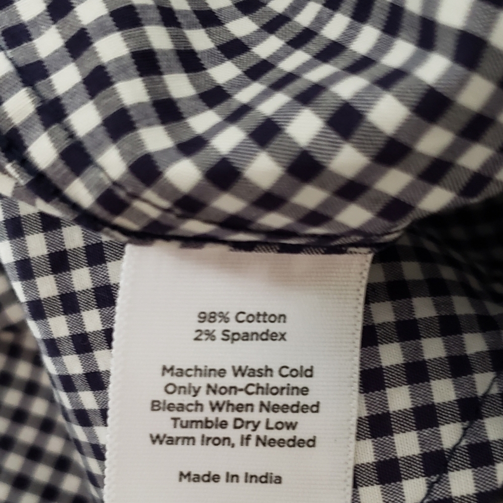 Talbots Sleeveless Sunrise Gingham Top - Picture 6 of 6